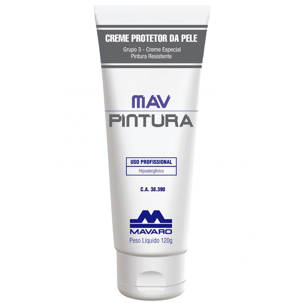 Creme Protetor Mavpintura Mavaro Bisnaga 120g Grupo 3