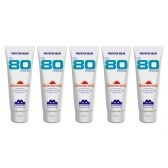 KIT  Protetor Solar FPS 80 Mavaro  Bisn 120g - 05 UND  Máxima Proteção