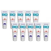 KIT  Protetor Solar FPS 80 Mavaro  Bisn 120g - 10 UND  Máxima Proteção