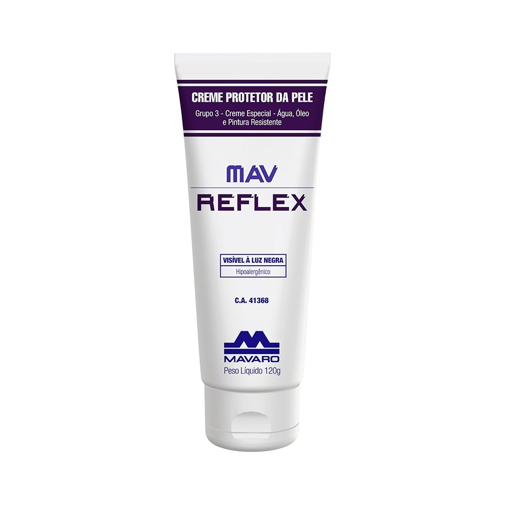 Creme Protetor da pele Mavreflex Mavaro Bisnaga 120g Grupo 3